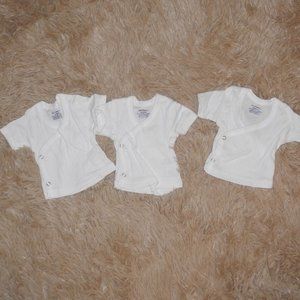 👶🏻 Set of 3 Short Sleeve Side Snap shirts